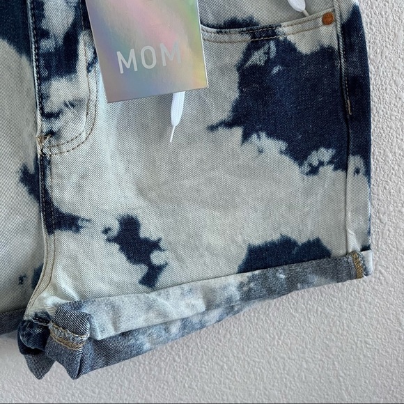 NWT Blue Savvy Acid Bleach Wash Denim Jean 100% Cotton Shorts 9 / 29 - Picture 4 of 10